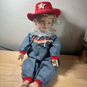 Vintage McMemories Ashton Drake Porcelain Doll McDonald's Old West
